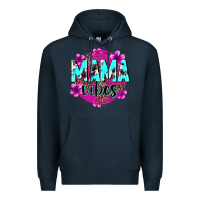 Navy mama vibes Premium Hoodie - Zillion Design Studio