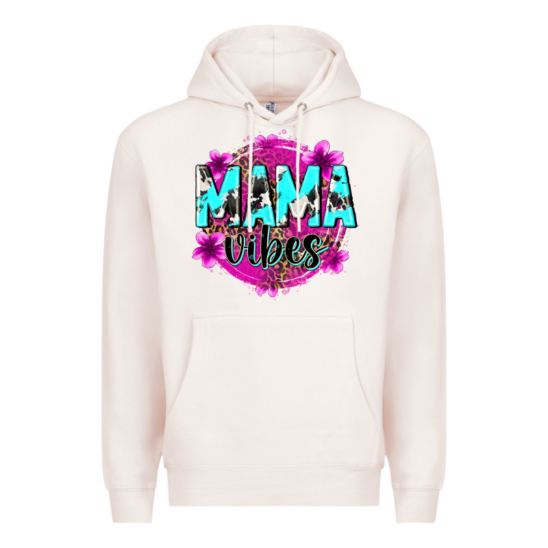 Mama Vibes Premium Hoodie by Zillion Design Studio | Teevron