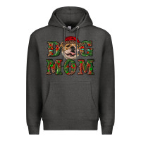 Charcoal Heather english bulldog mom christmas Premium Hoodie - RanaPortraitStore