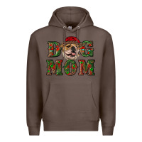 Coffee english bulldog mom christmas Premium Hoodie - RanaPortraitStore