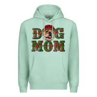 Seafoam english bulldog mom christmas Premium Hoodie - RanaPortraitStore