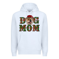 White english bulldog mom christmas Premium Hoodie - RanaPortraitStore