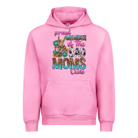 Fuchsia Pink proud member of the bad moms club Urban Hoodie - texasbilliewilder