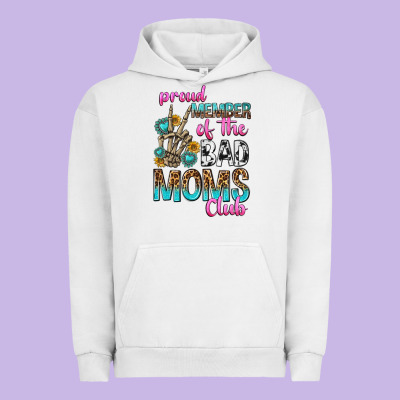 Proud Member Of The Bad Moms Club Urban Hoodie Designed By Texasbilliewilder