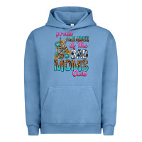 Pigment Pebble Blue proud member of the bad moms club Urban Hoodie - texasbilliewilder