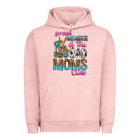 Pigment Salmon proud member of the bad moms club Urban Hoodie - texasbilliewilder