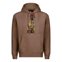 Chestnut christmas german shepherd Premium Hoodie - RanaPortraitStore