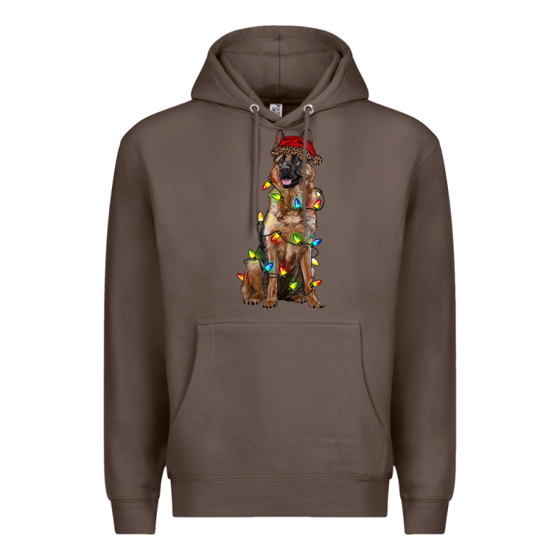Christmas German Shepherd Premium Hoodie by RanaPortraitStore | Teevron