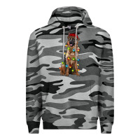 Slate Camo christmas german shepherd Premium Hoodie - RanaPortraitStore