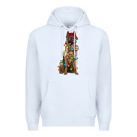 White christmas german shepherd Premium Hoodie - RanaPortraitStore