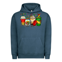 Pigment Midnight Navy juneteenth coffee cups Urban Hoodie - Zillion Design Studio