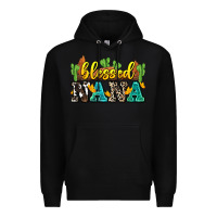 Black blessed nana Premium Hoodie - Zillion Design Studio