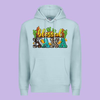 Blessed Nana Premium Hoodie Designed By Zillion Design Studio