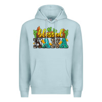 Blue Mist blessed nana Premium Hoodie - Zillion Design Studio