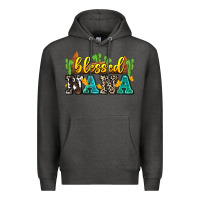 Charcoal Heather blessed nana Premium Hoodie - Zillion Design Studio