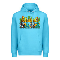 Ocean Blue blessed nana Premium Hoodie - Zillion Design Studio