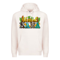 Pale Pink blessed nana Premium Hoodie - Zillion Design Studio