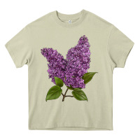 Mossy Purple Lilac Flower Heavy Core Tee - LillyAllenDesigns