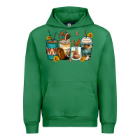Emerald indian headdress coffee cups Urban Hoodie - Zillion Design Studio