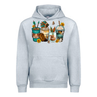 Heather Grey indian headdress coffee cups Urban Hoodie - Zillion Design Studio