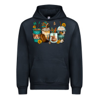 Navy indian headdress coffee cups Urban Hoodie - Zillion Design Studio
