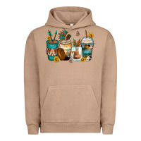 Pigment Burro indian headdress coffee cups Urban Hoodie - Zillion Design Studio