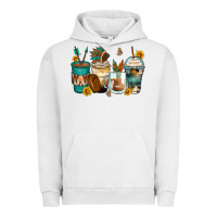 Pigment Lunar Rock indian headdress coffee cups Urban Hoodie - Zillion Design Studio