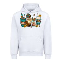 White indian headdress coffee cups Urban Hoodie - Zillion Design Studio