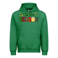 Emerald 'tis the season softball christmas Urban Hoodie - RanaPortraitStore