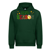Forest Green 'tis the season softball christmas Urban Hoodie - RanaPortraitStore