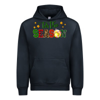 Navy 'tis the season softball christmas Urban Hoodie - RanaPortraitStore