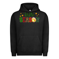 Pigment Black 'tis the season softball christmas Urban Hoodie - RanaPortraitStore