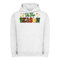 Pigment Lunar Rock 'tis the season softball christmas Urban Hoodie - RanaPortraitStore