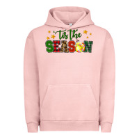 Pigment Salmon 'tis the season softball christmas Urban Hoodie - RanaPortraitStore