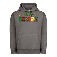 Pigment Tornado 'tis the season softball christmas Urban Hoodie - RanaPortraitStore
