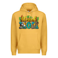 Mustard blessed mom Premium Hoodie - Zillion Design Studio