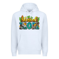 White blessed mom Premium Hoodie - Zillion Design Studio
