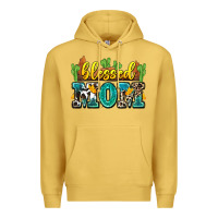 Antique Gold blessed mom Premium Hoodie - Zillion Design Studio