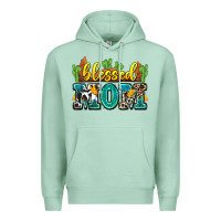 Seafoam blessed mom Premium Hoodie - Zillion Design Studio