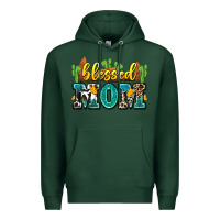 Sports Green blessed mom Premium Hoodie - Zillion Design Studio