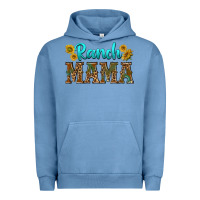 Pigment Pebble Blue ranch mama Urban Hoodie - texasbilliewilder