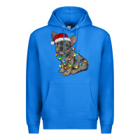 True Royal christmas french bulldog Premium Hoodie - RanaPortraitStore