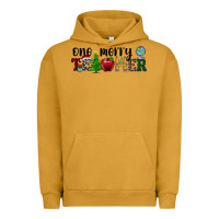 Pigment Peanut Butter one merry teacher Urban Hoodie - RanaPortraitStore