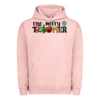 Pigment Salmon one merry teacher Urban Hoodie - RanaPortraitStore