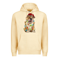 Pina Colada christmas bulldog Premium Hoodie - RanaPortraitStore