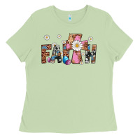 Matcha faith cross Ladies Tee - Artiststas
