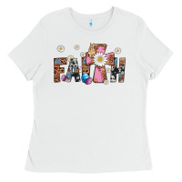 White faith cross Ladies Tee - Artiststas