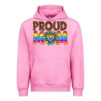 Fuchsia Pink proud mom lgbtq Urban Hoodie - texasbilliewilder