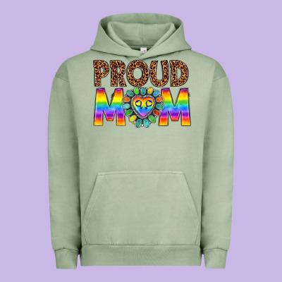 Proud Mom Lgbtq Urban Hoodie Designed By Texasbilliewilder
