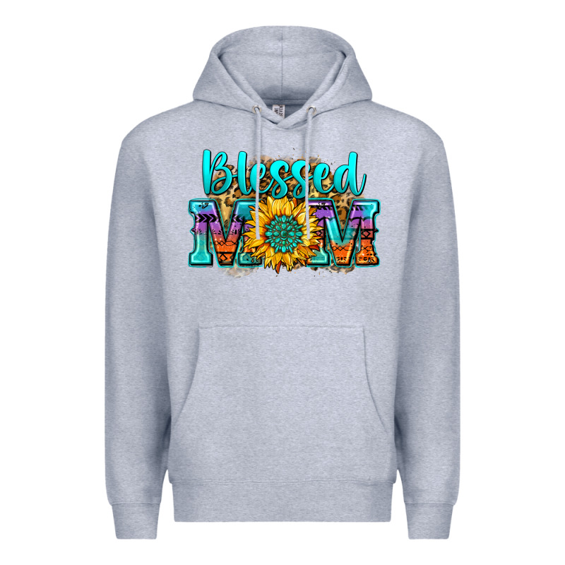 Blessed Mom Sunflower Premium Hoodie by Zillion Design Studio | Teevron